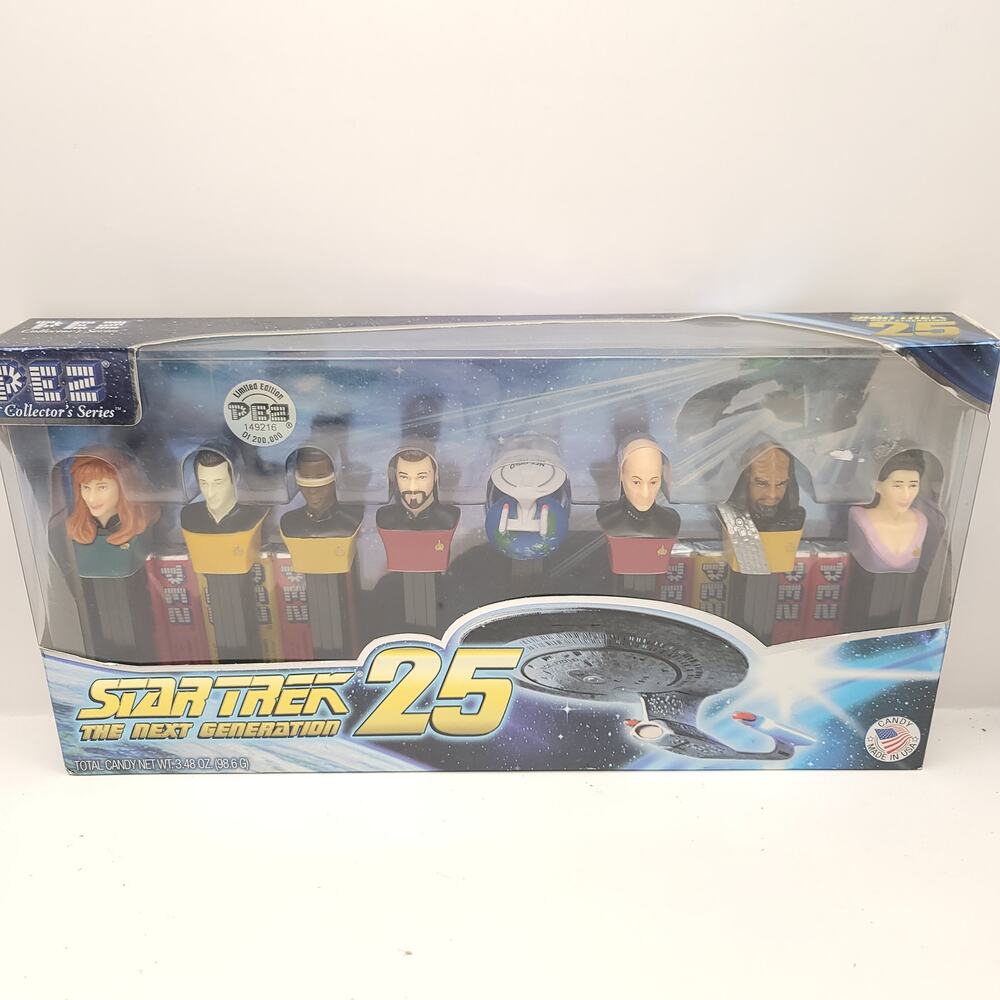 Star Trek The Next Generation 25 Pez Dispensers New In Box